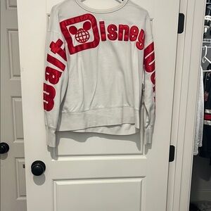 Walt Disney World White and Red Sweatshirt